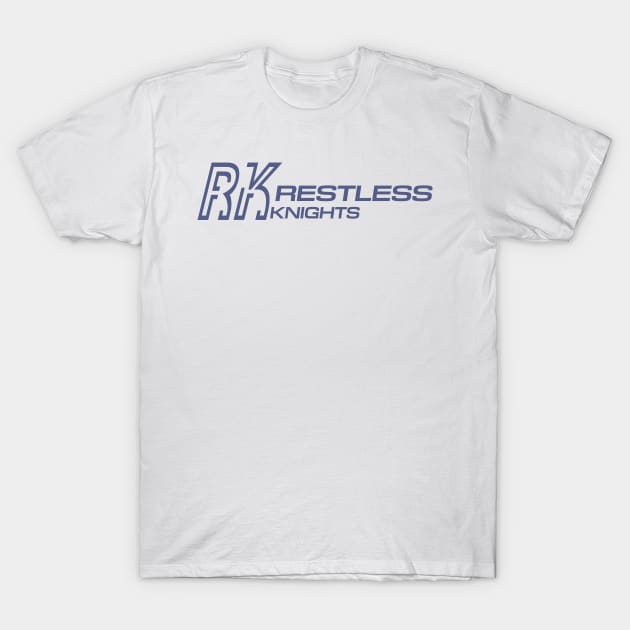 Restless Knights Circuit Master Navy T-Shirt by Jsaviour84